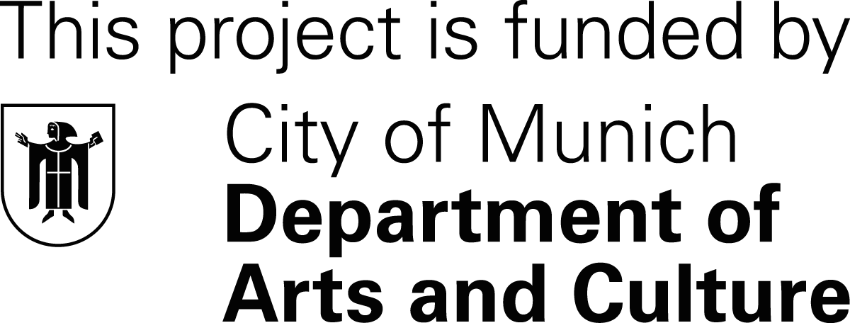 Funded by the City of Munich, logo