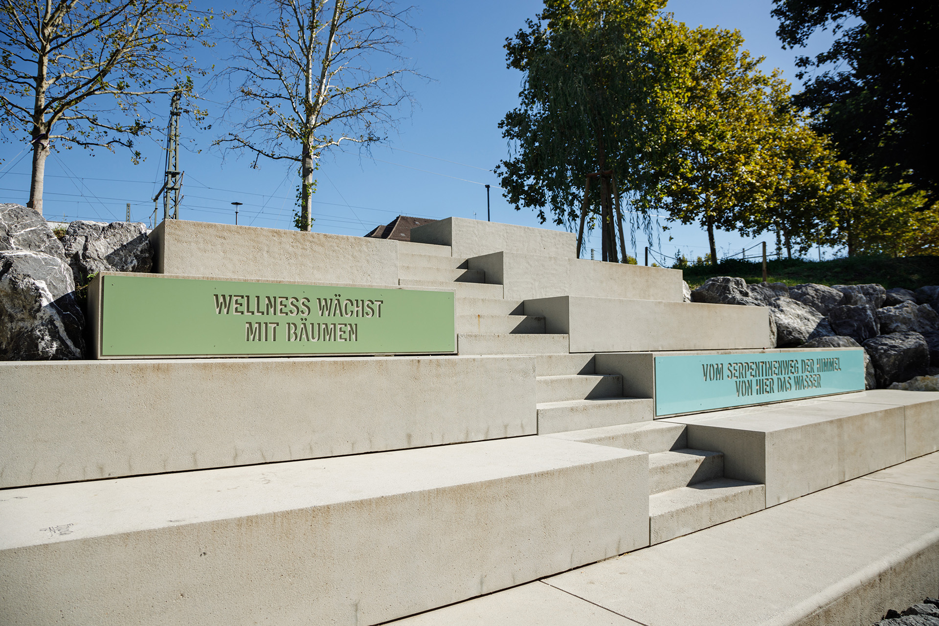 Ein Liebesbrief an oeffentliche Gruenflaechen, permanent public sculpture installation, Ravensburg, 2025